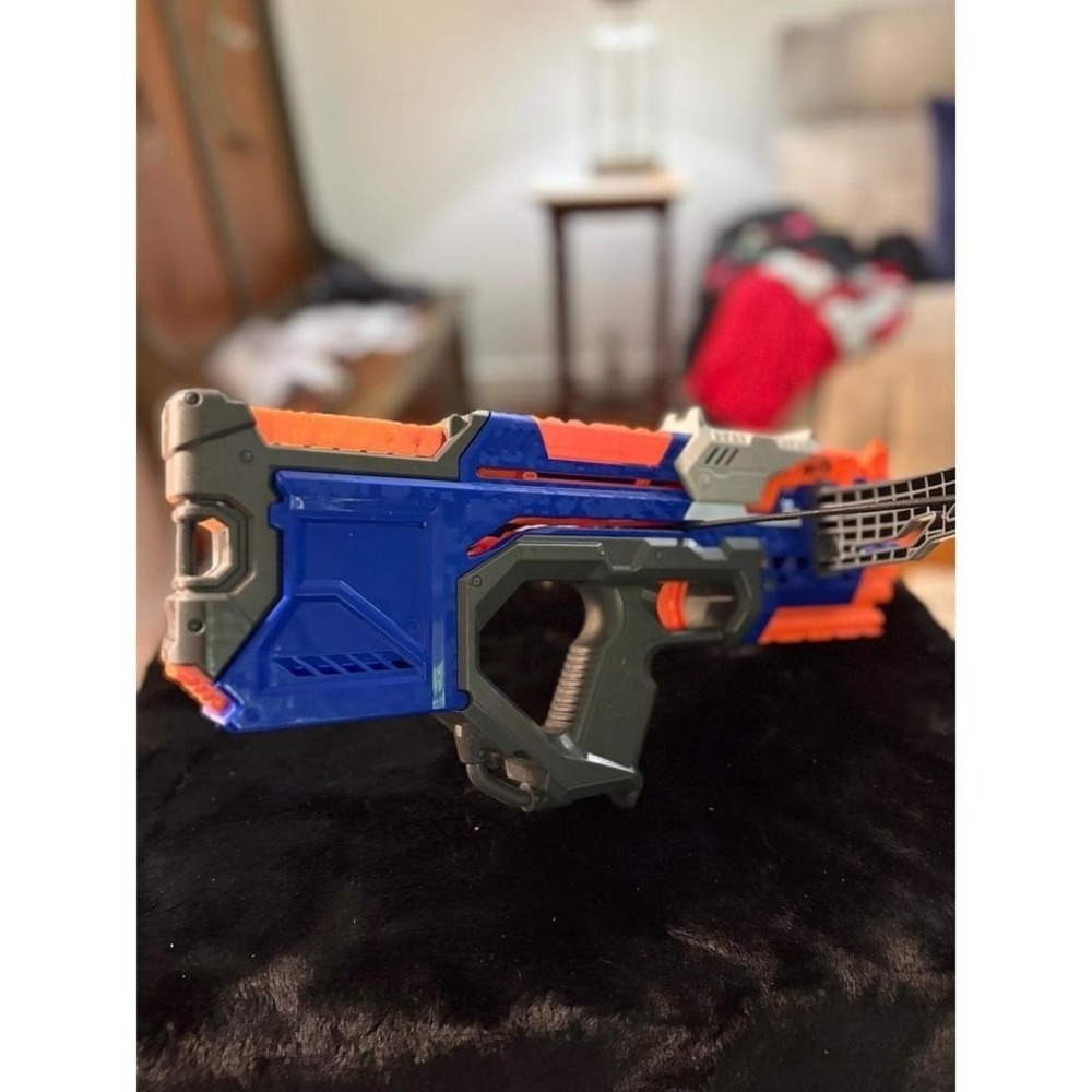 Nerf N-Strike Elite CrossBolt Blaster Real Crossbow Action Blue Orange Toy Gun